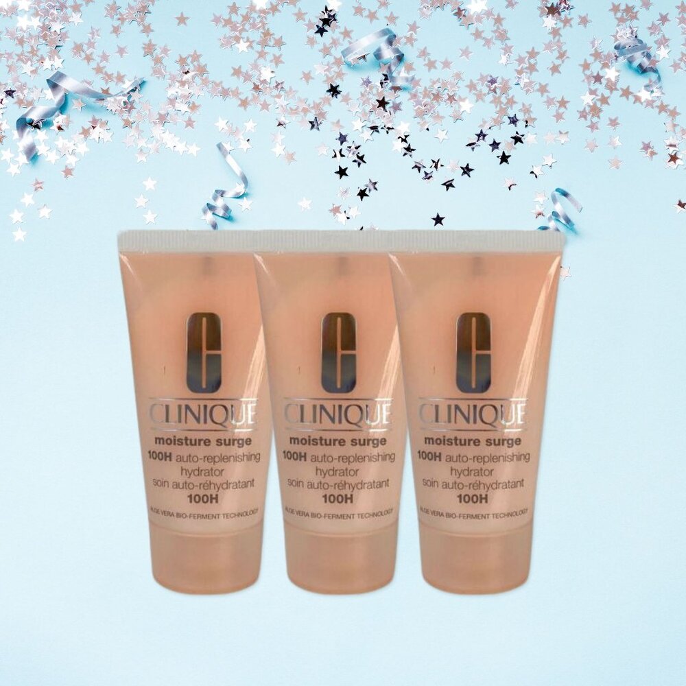 3 Clinique 100h Auto-Replenishing Hydrator Moisture Surge 1 oz